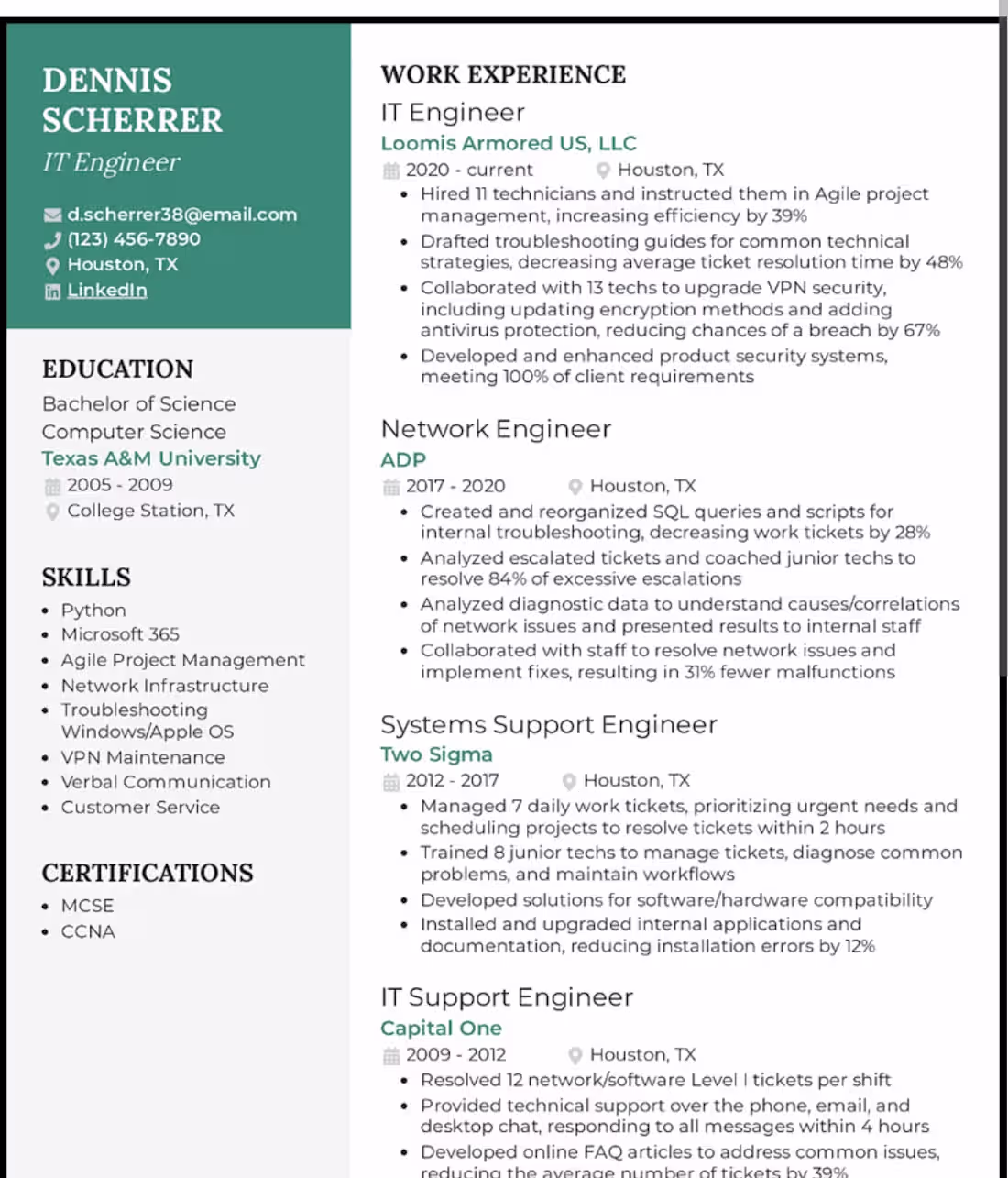 Cover image for  Data-Driven Resumes That Stop