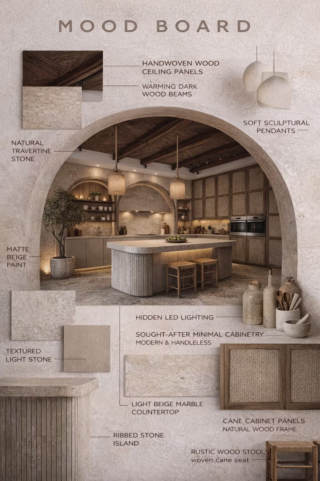 Cover image for Crafting a Seamless Kitchen Design Emulating Nature's Harmony
