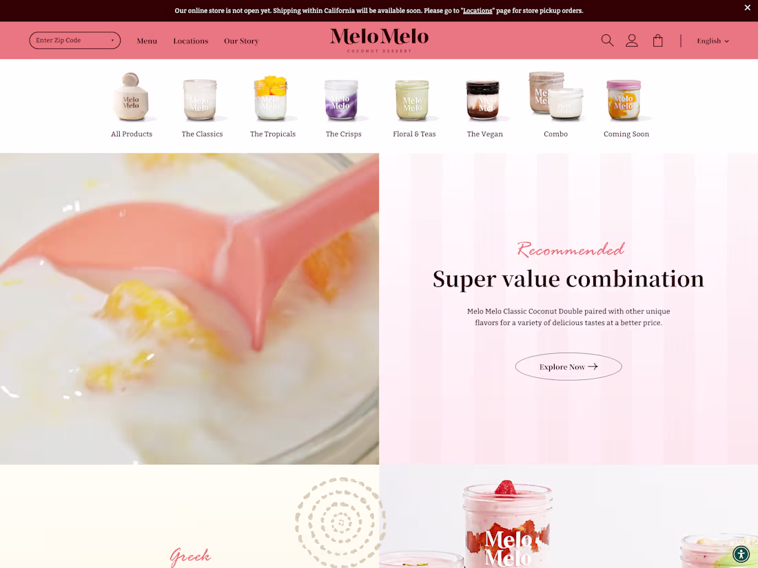 Cover image for MeloMelo | E-Commerce Website