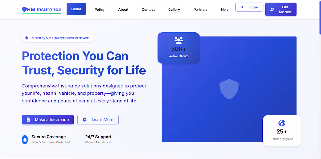 Cover image for fully dynamic web application developed