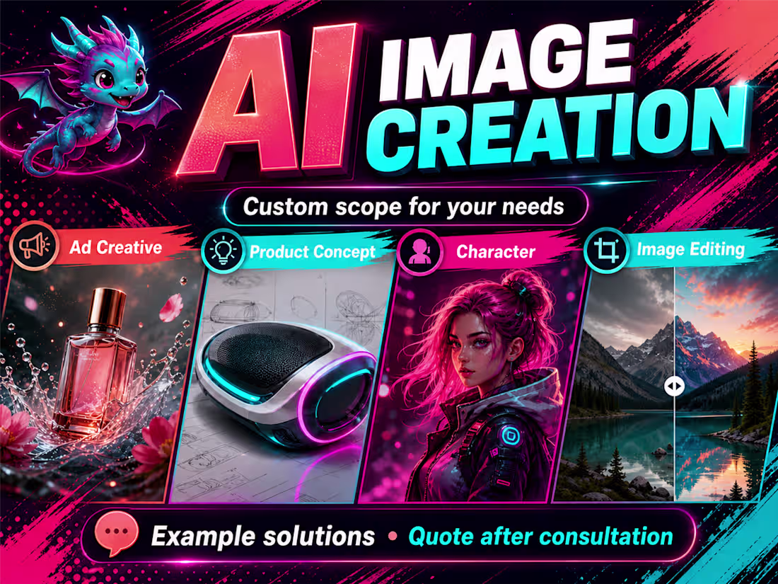 Cover image for Custom AI Image Creation and Visual Content