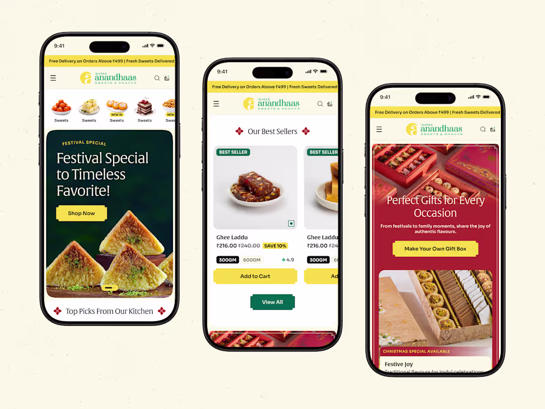 Cover image for Mobile-first ecommerce experience crafted for
