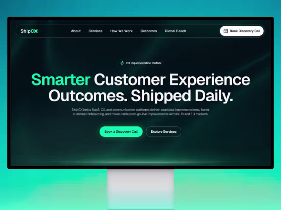 Cover image for ShipCX Website Design and Framer Development