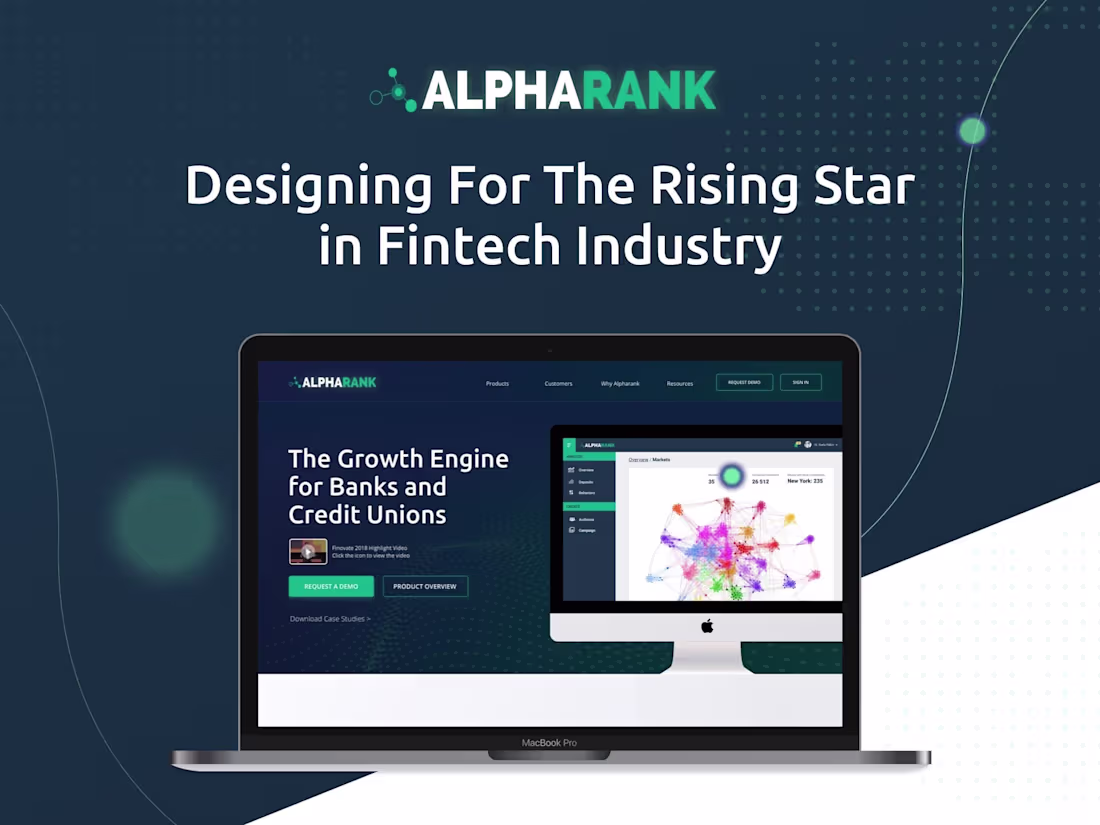 Cover image for ALPHARANK - Fintech Startup