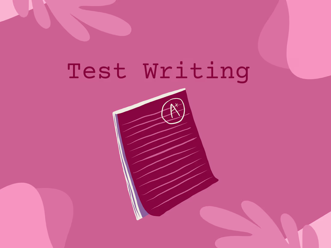 Cover image for Test Writing