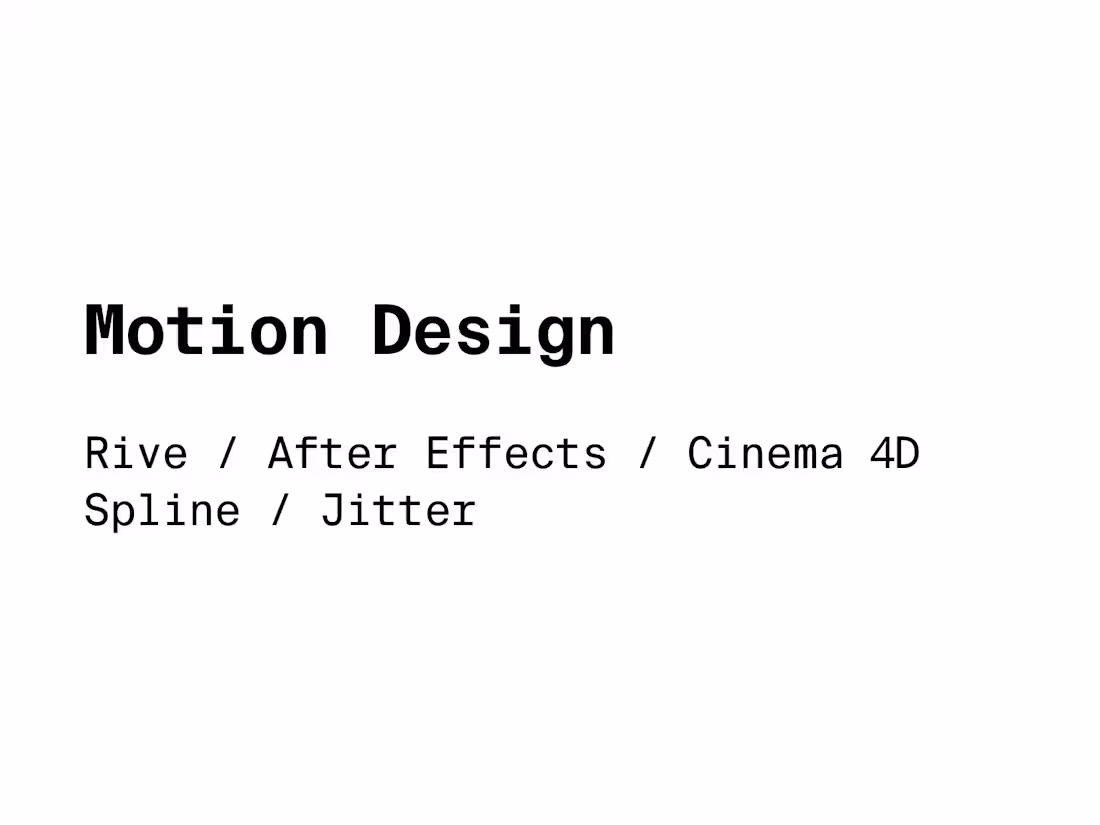 Cover image for Motion Design Services