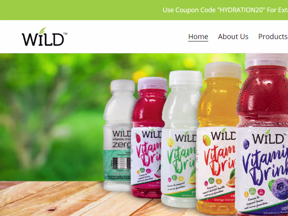 Cover image for Buy Vitamin Water Online at Best Price | Wild Vitamin Water