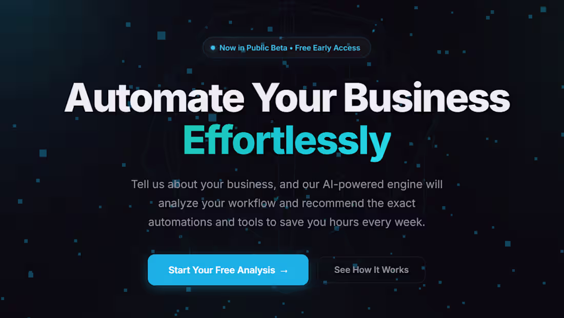Cover image for Made a business automation suggestion