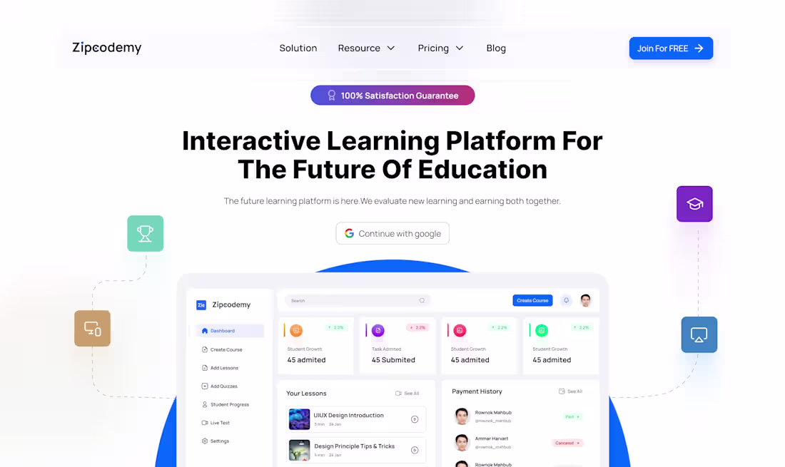 Cover image for Learning management Tool | SaaS