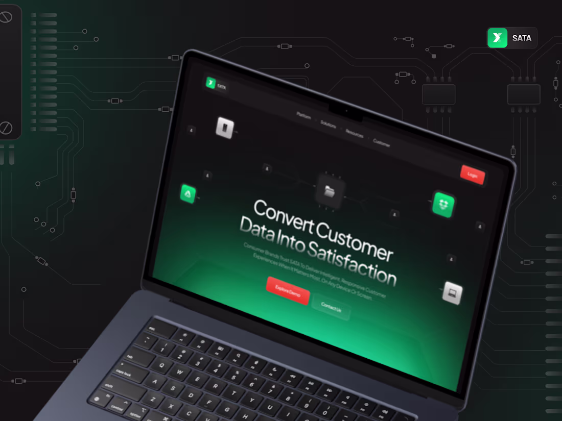 Cover image for Sata Website Design