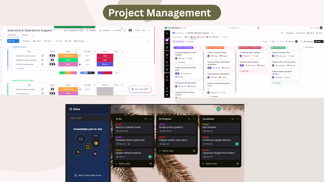 Cover image for Project Management / Task Coordination