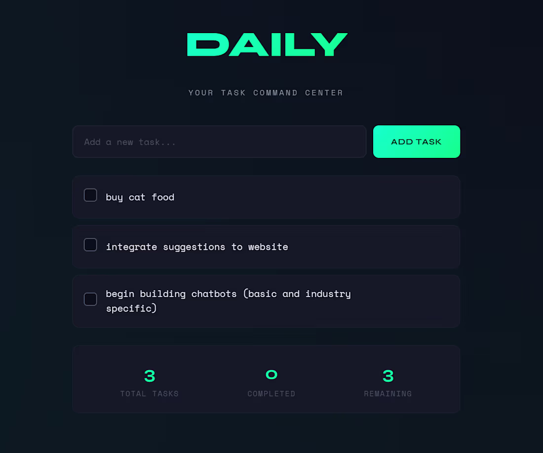 Cover image for Desktop Daily Task tracker