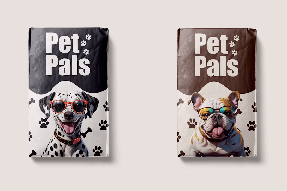 Cover image for "Pet Pals" Dog Food Packaging
Pet