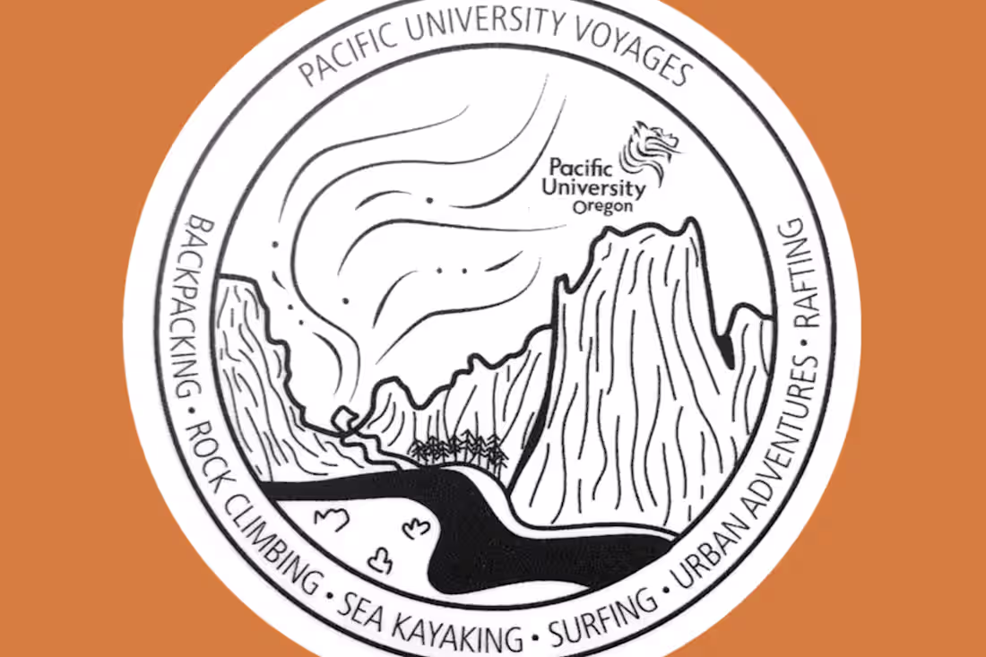 Cover image for Pacific University Voyages | sticker design