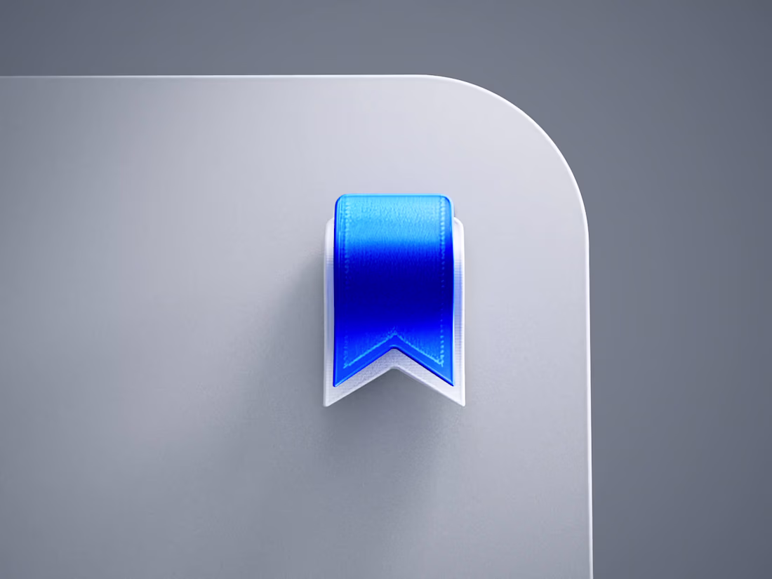 Cover image for 3D Bookmark