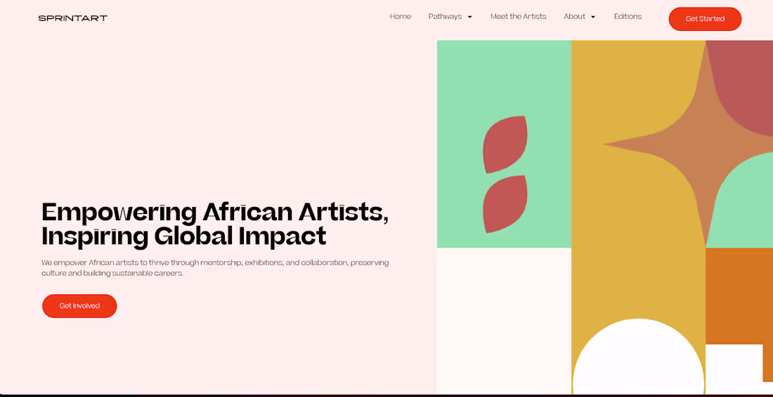 Cover image for Sprintart WordPress Platform for Artists