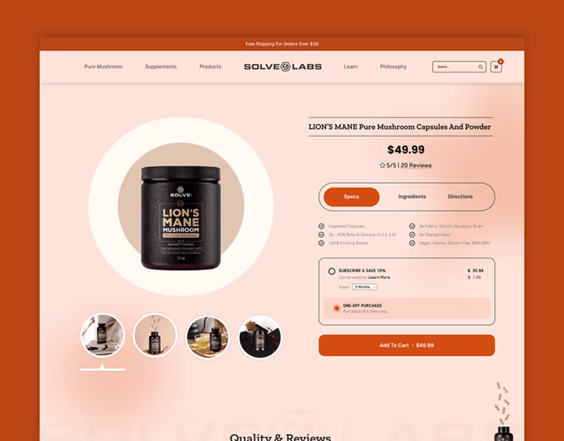 Cover image for Product Page Design