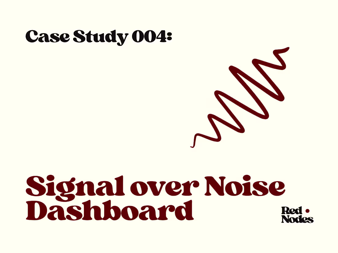 Cover image for Cutting the Noise so Leadership can Lead