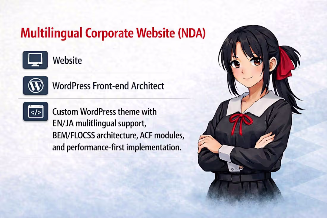 Cover image for Multilingual Corporate Website (NDA)