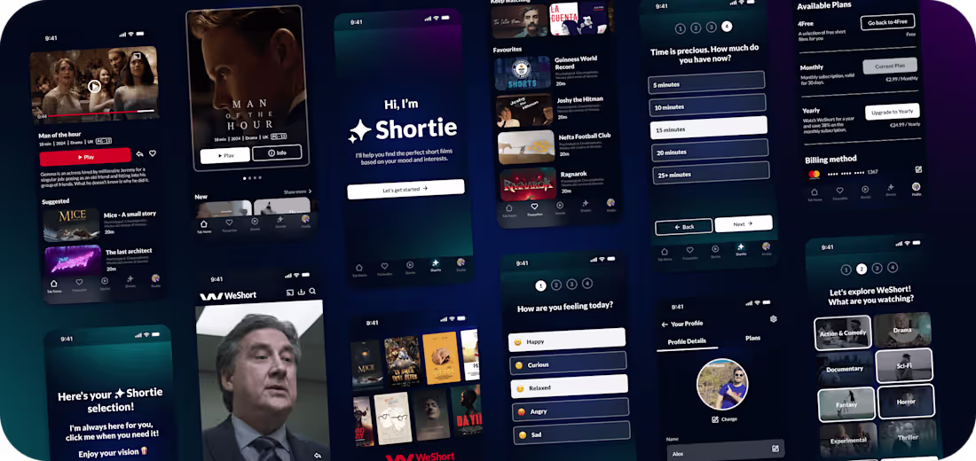 Cover image for WeShort - UI Design