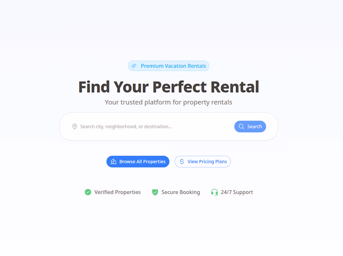 Cover image for Built a complete rental platform