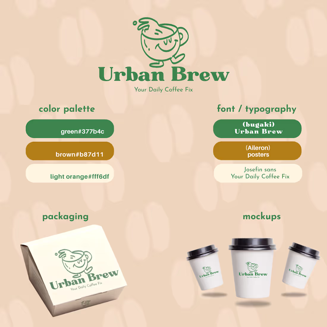 Cover image for premuim coffee logo and branding