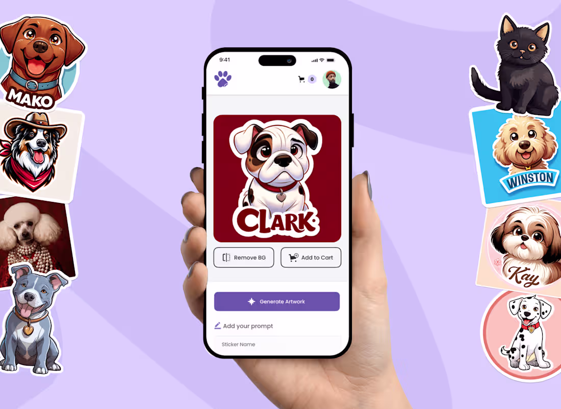 Cover image for PetStickers - Branding, Web, and Product Design