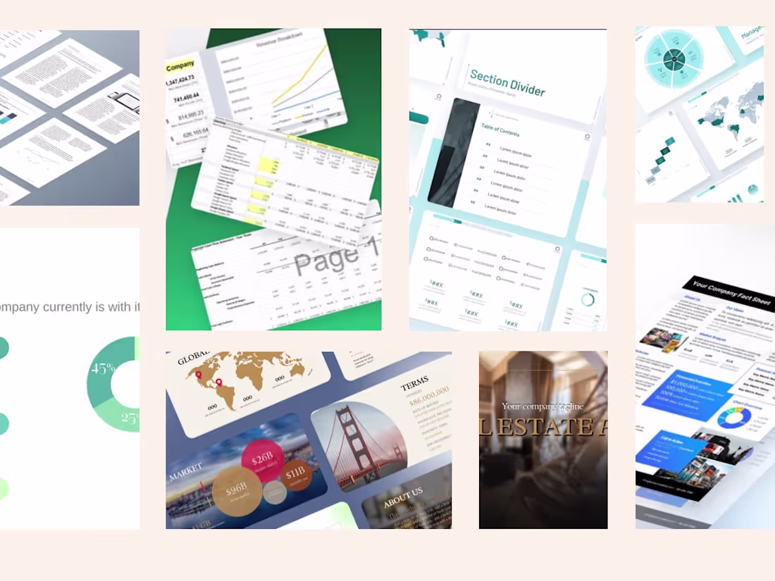 Cover image for Deal closing presentations by Hawa
