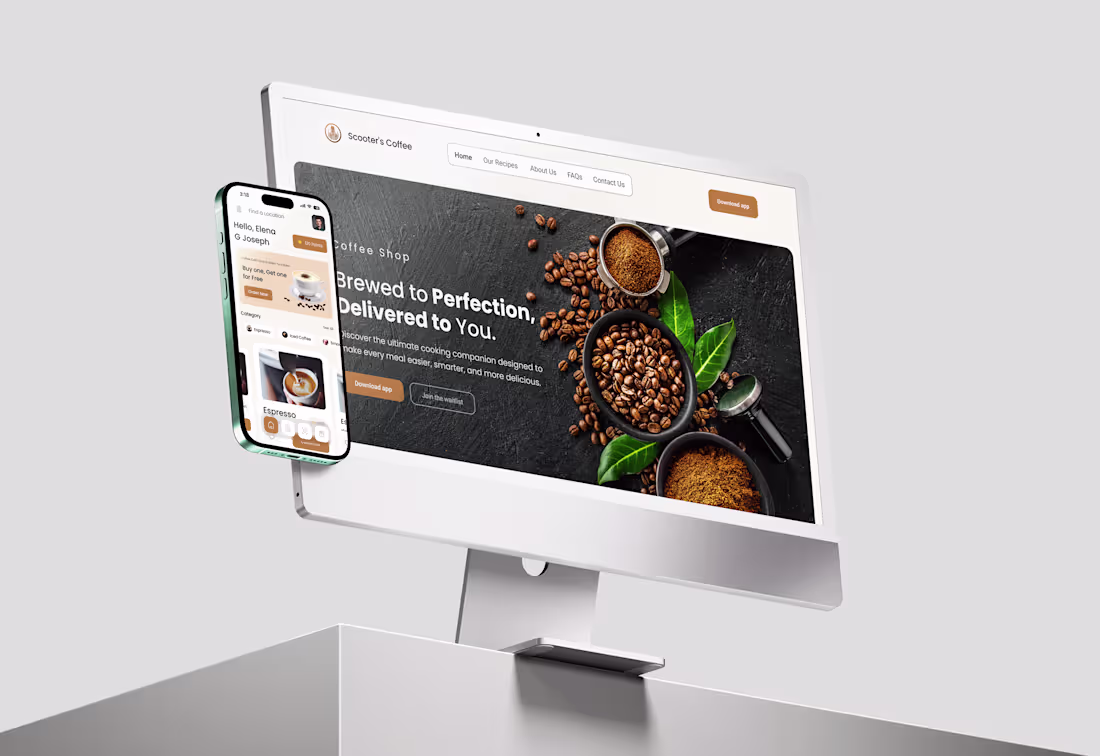 Cover image for Scooter’s Coffee Mobile App Design