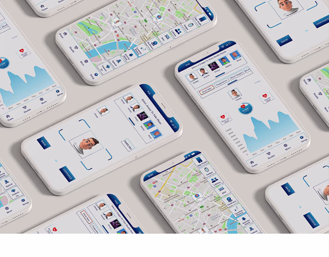 Cover image for Child Tracking Mobile App UX/UI Design In Figma :: Behance