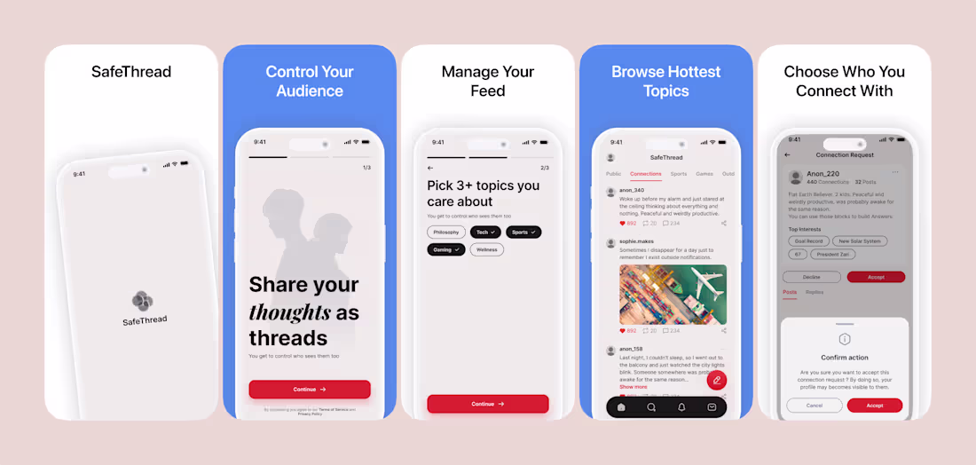 Cover image for Explore SafeThread: Anonymous Mobile App for Meaningful Threads