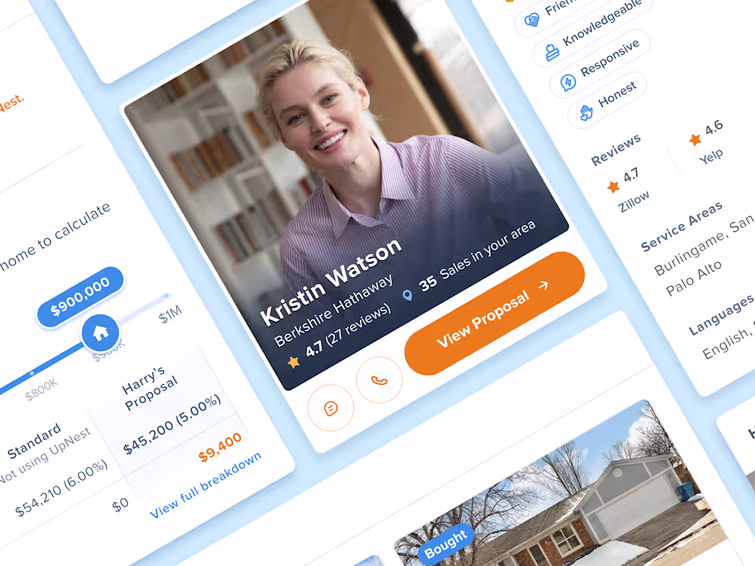 Cover image for Web App • Mobile App • Real Estate Agent Marketplace