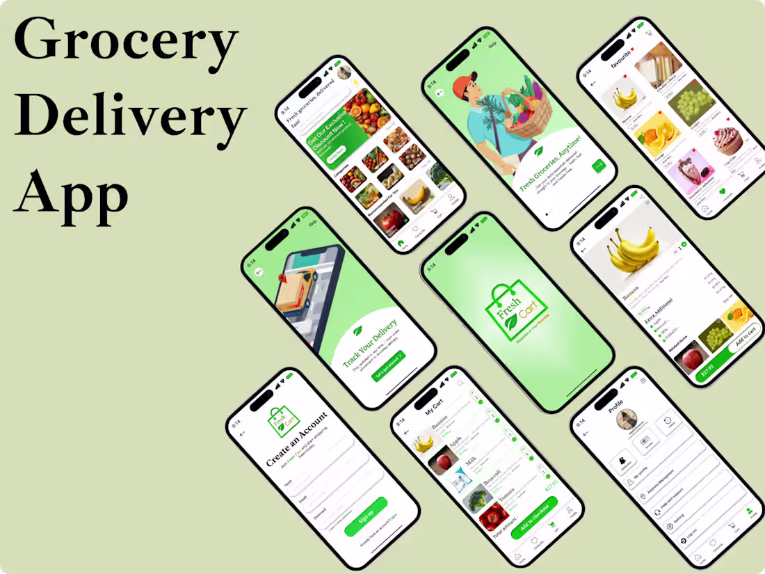 Cover image for Grocery delivery app