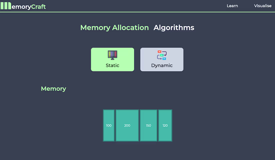 Cover image for Interactive visualization tool for memory