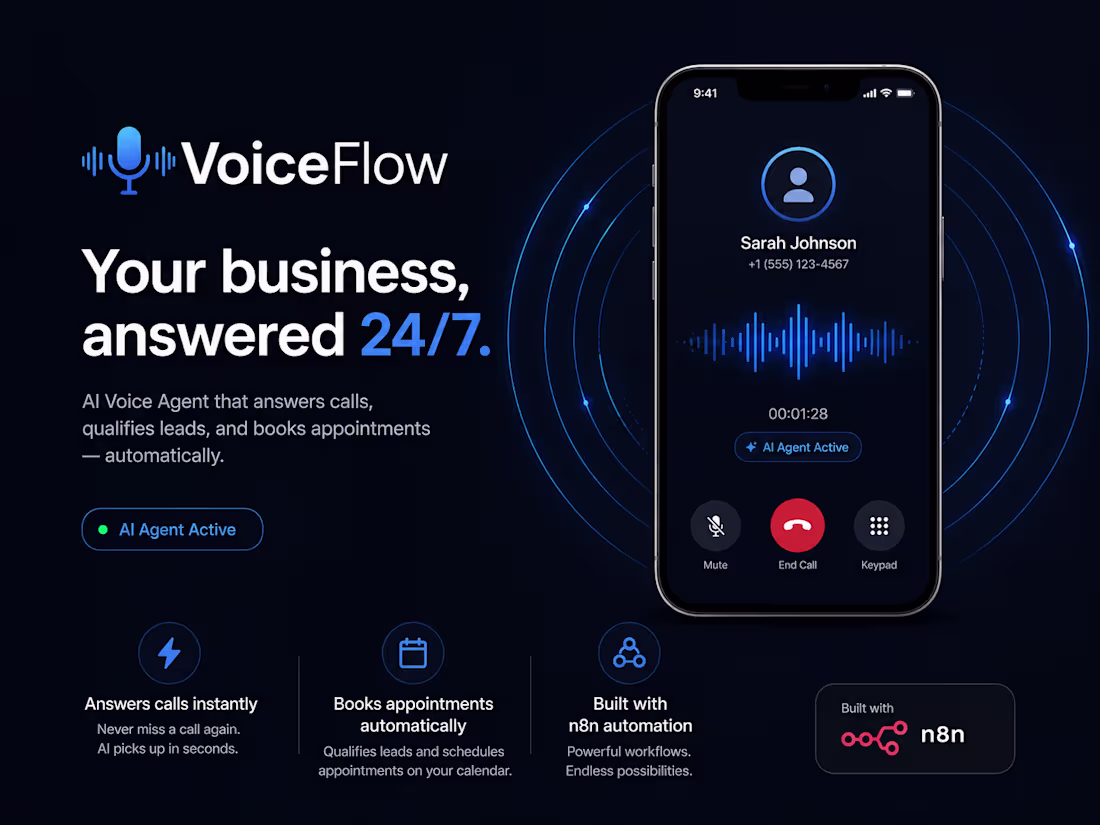 Cover image for AI Voice Agent — Automated