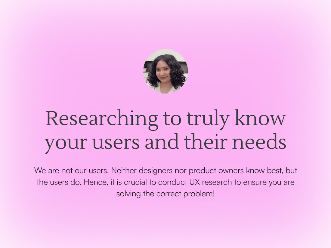 Cover image for Conduct UX research to ensure that you understand your users