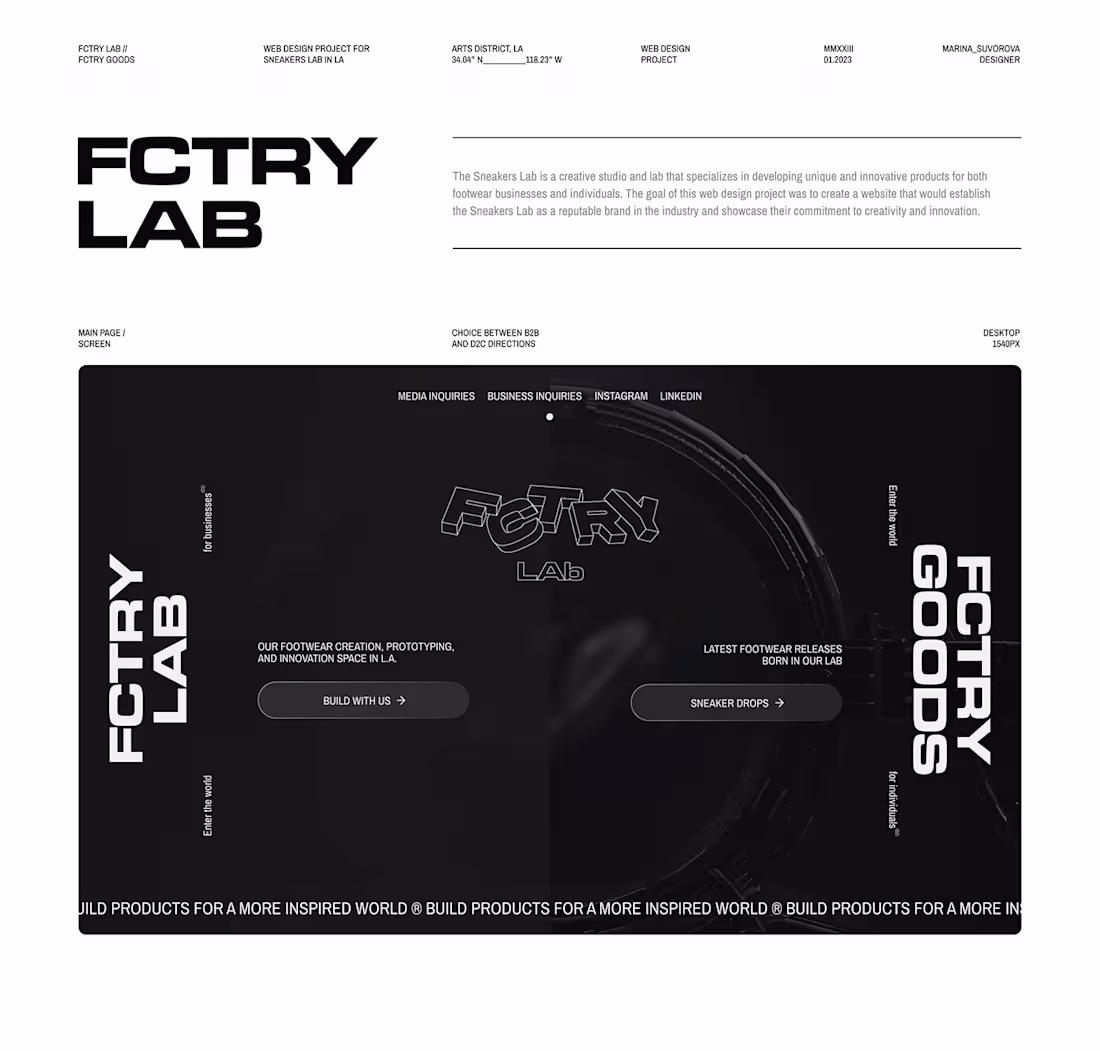Cover image for Sneakers lab // E-commerce