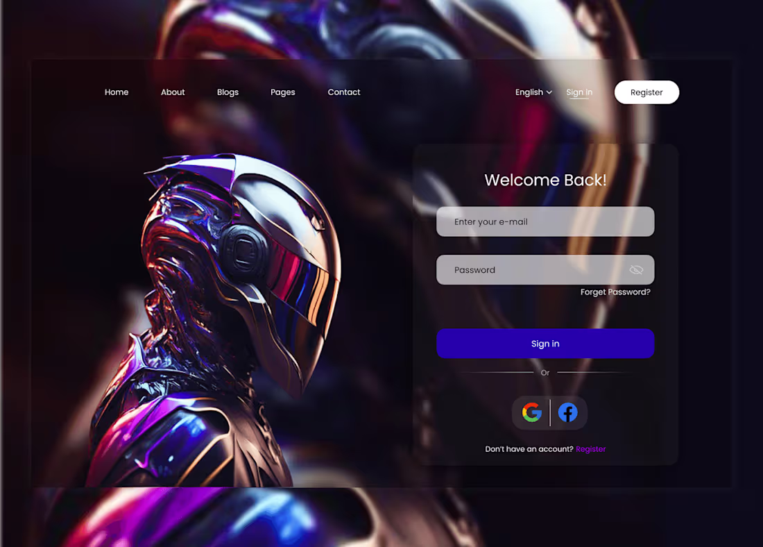 Cover image for Sign-in UI Page