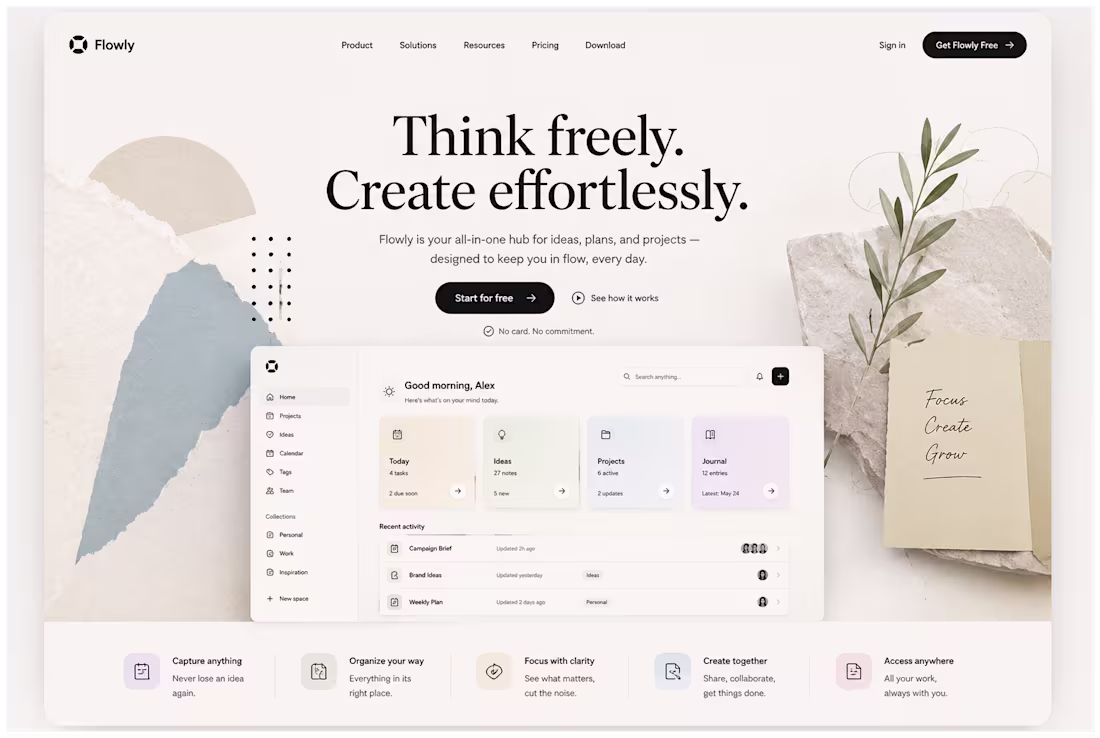Cover image for SaaS Hero Section — Landing Page Design