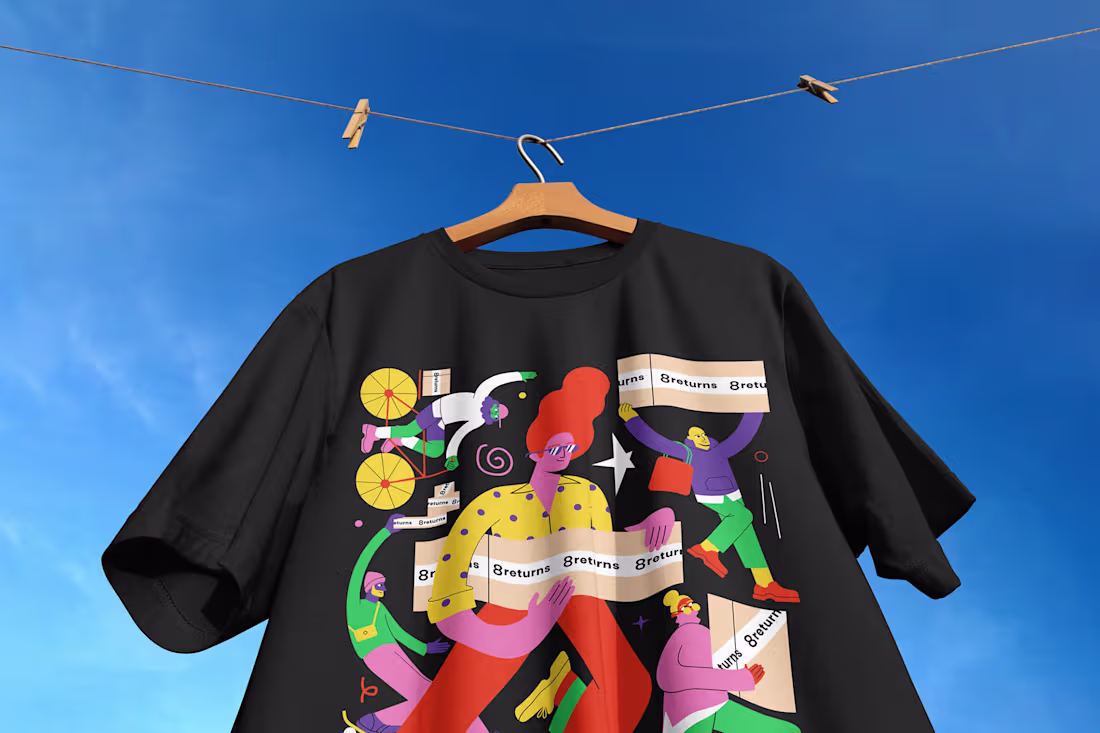 Cover image for 8returns | T-shirt Design