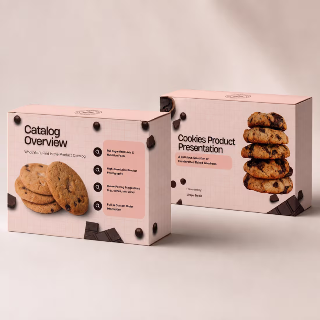 Cover image for Chocolate cookies packaging design created