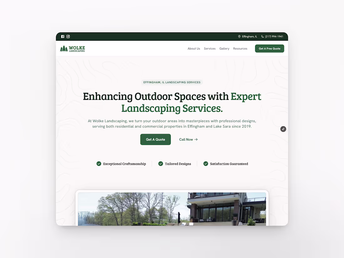 Cover image for Wolke Landscaping - HLew Marketing Portfolio