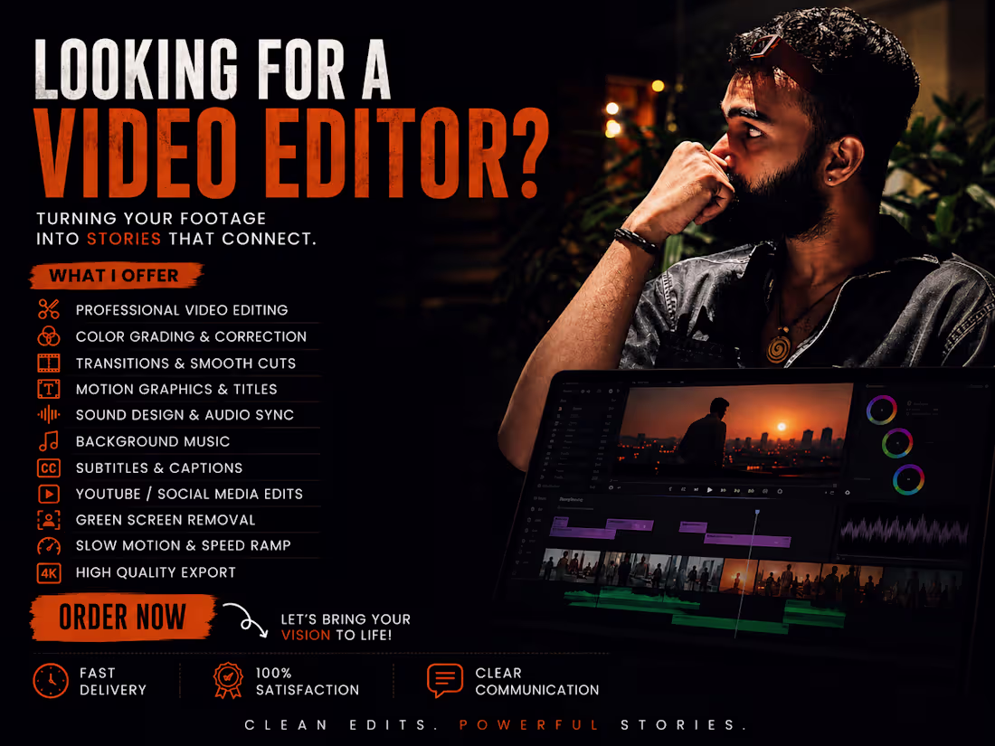 Cover image for Cinematic Edits & Engaging Reels for Creators and Brands