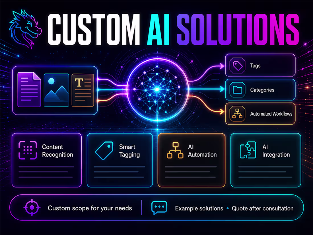 Cover image for Custom AI Solutions and Intelligent Automation