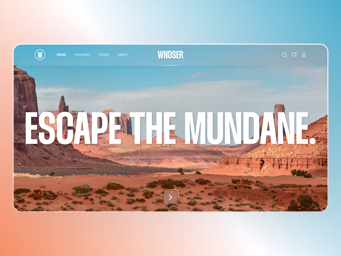 Cover image for Travel website design