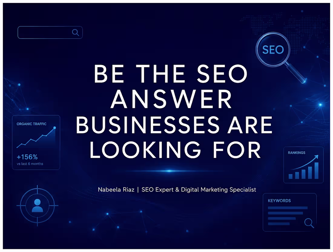 Cover image for SEO Optimization — More Traffic. Better Rankings. Real Results.