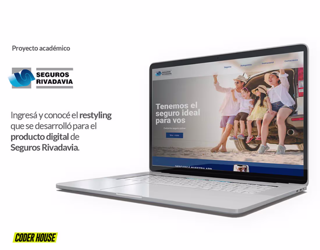 Cover image for Proyecto académico - Restyling Seguro Rivadavia