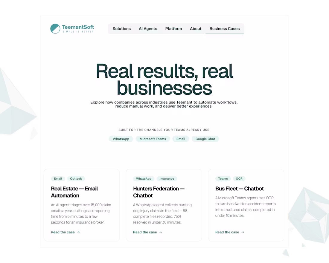 Cover image for Business - Cases Page