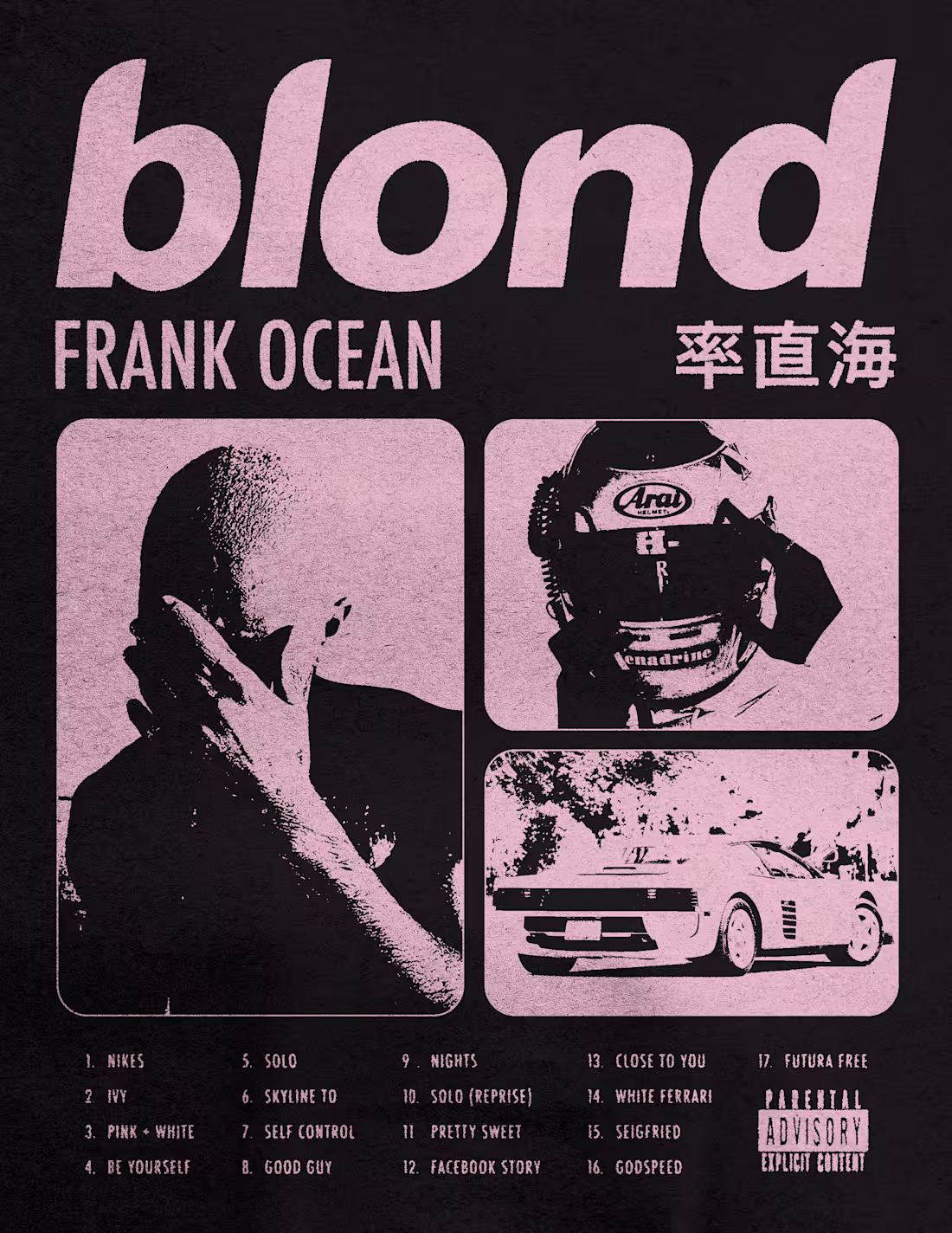 Cover image for Music Poster Design : Frank Ocean