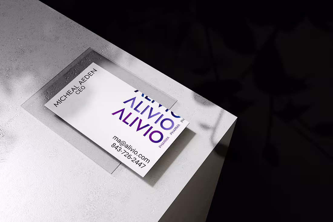 Cover image for Alivio Pharma - Formation of a Brand